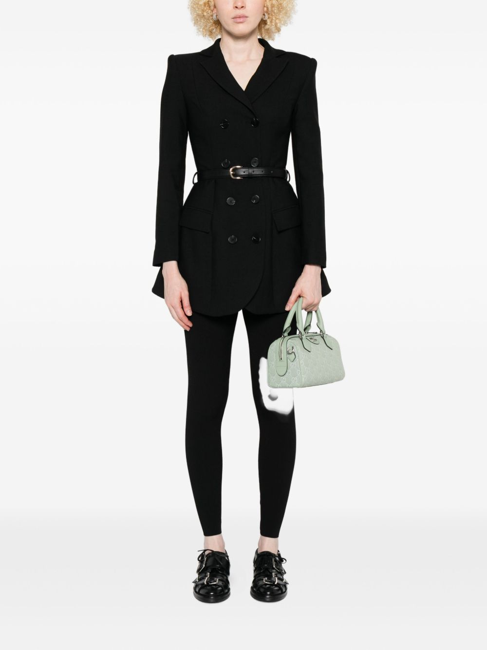 belted knit trousers - 2