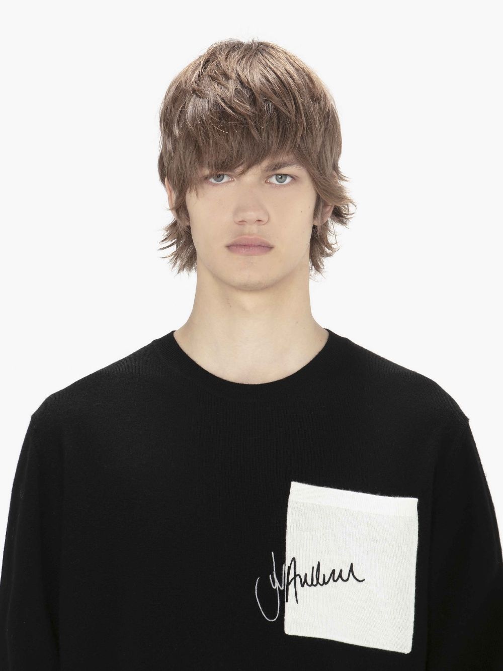 SIGNATURE POCKET CREWNECK JUMPER - 5