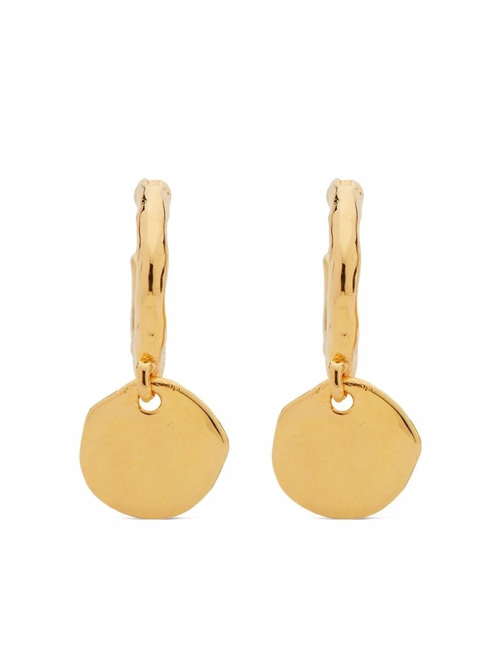 mini Siren Muse mini huggie drop earrings - 1