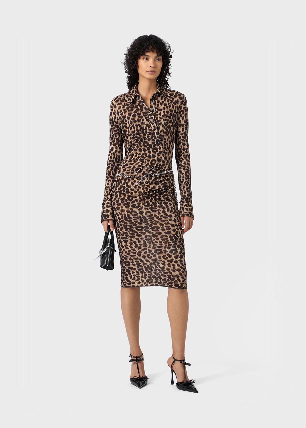 ANIMALIER PRINT JERSEY DRESS - 2