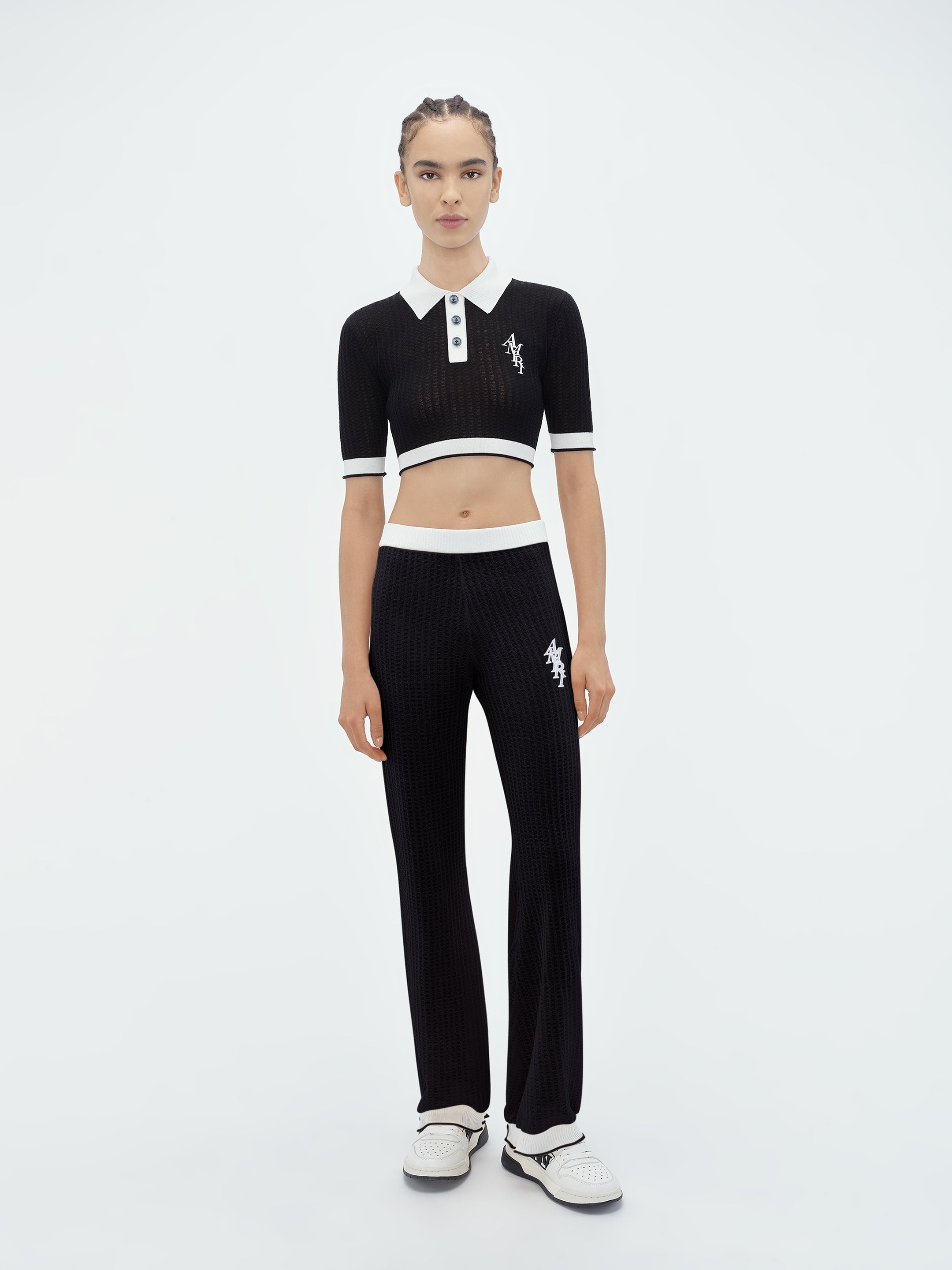 VERTICAL AMIRI KNIT POLO - 2