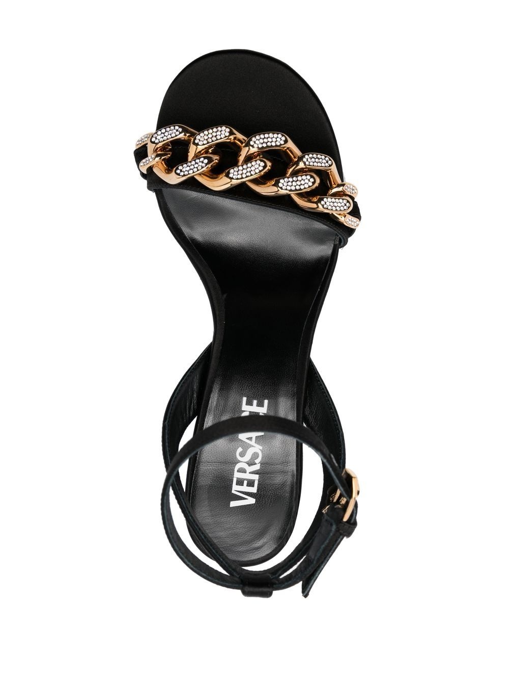 Medusa chain mid-heel sandals - 4