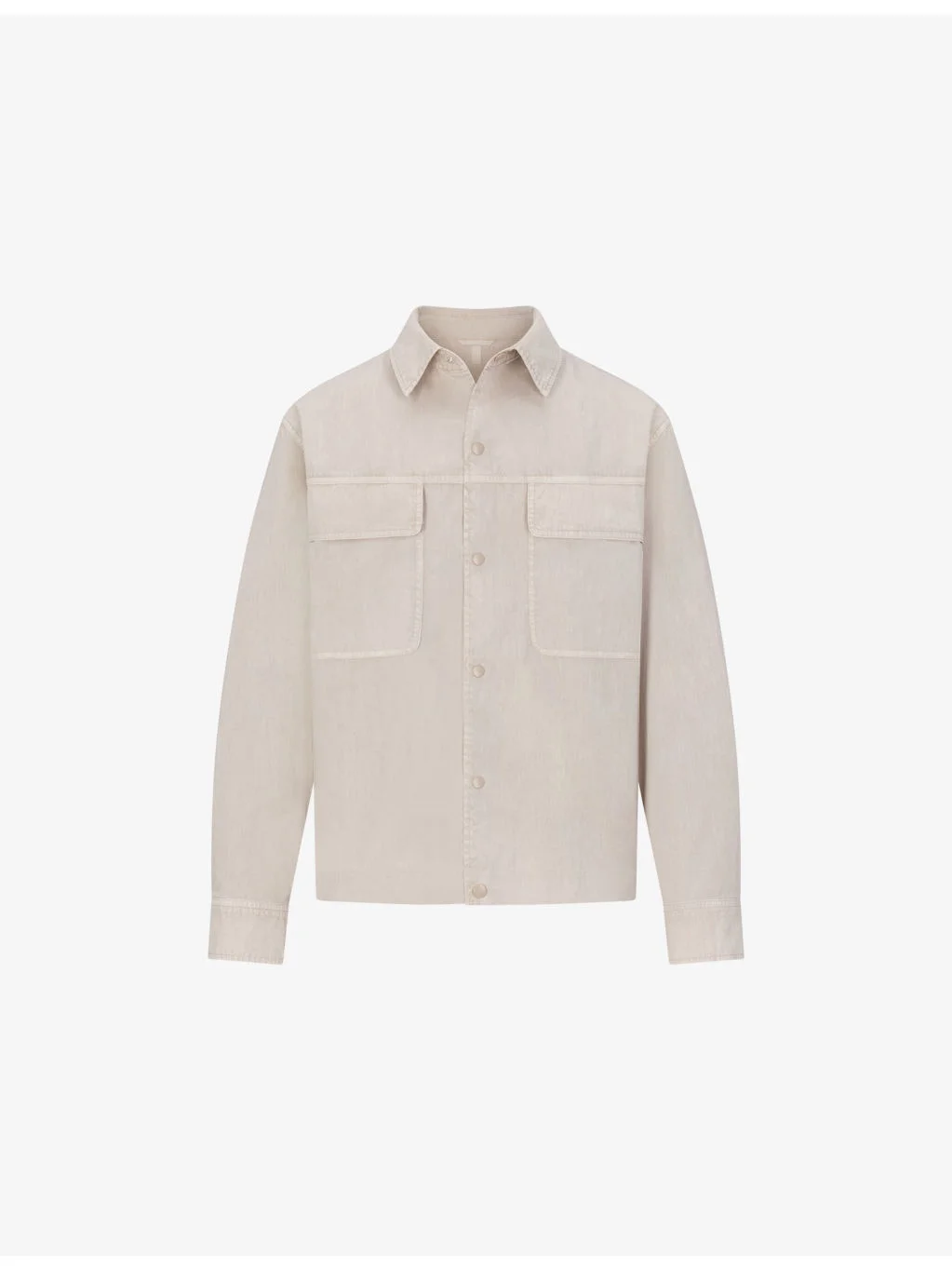 Woven Relaxed Cotton-Nylon Shirt - 1