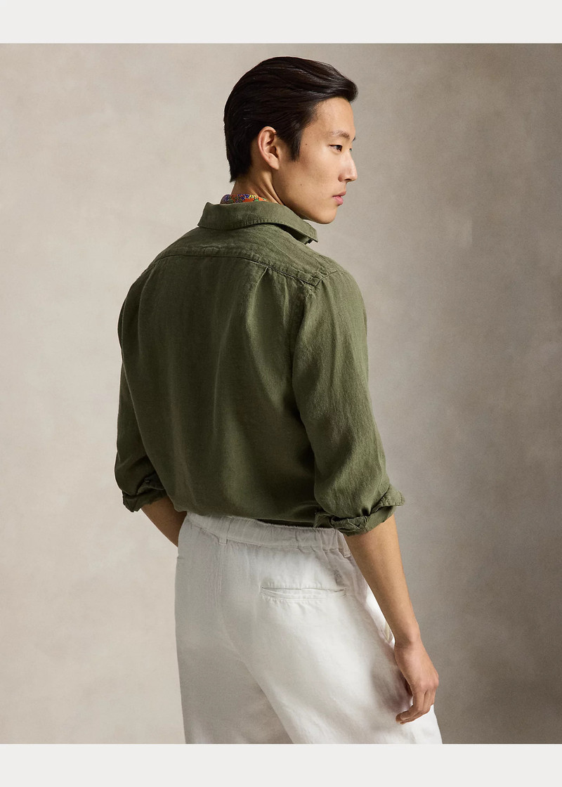 Classic Fit Linen Shirt 4
