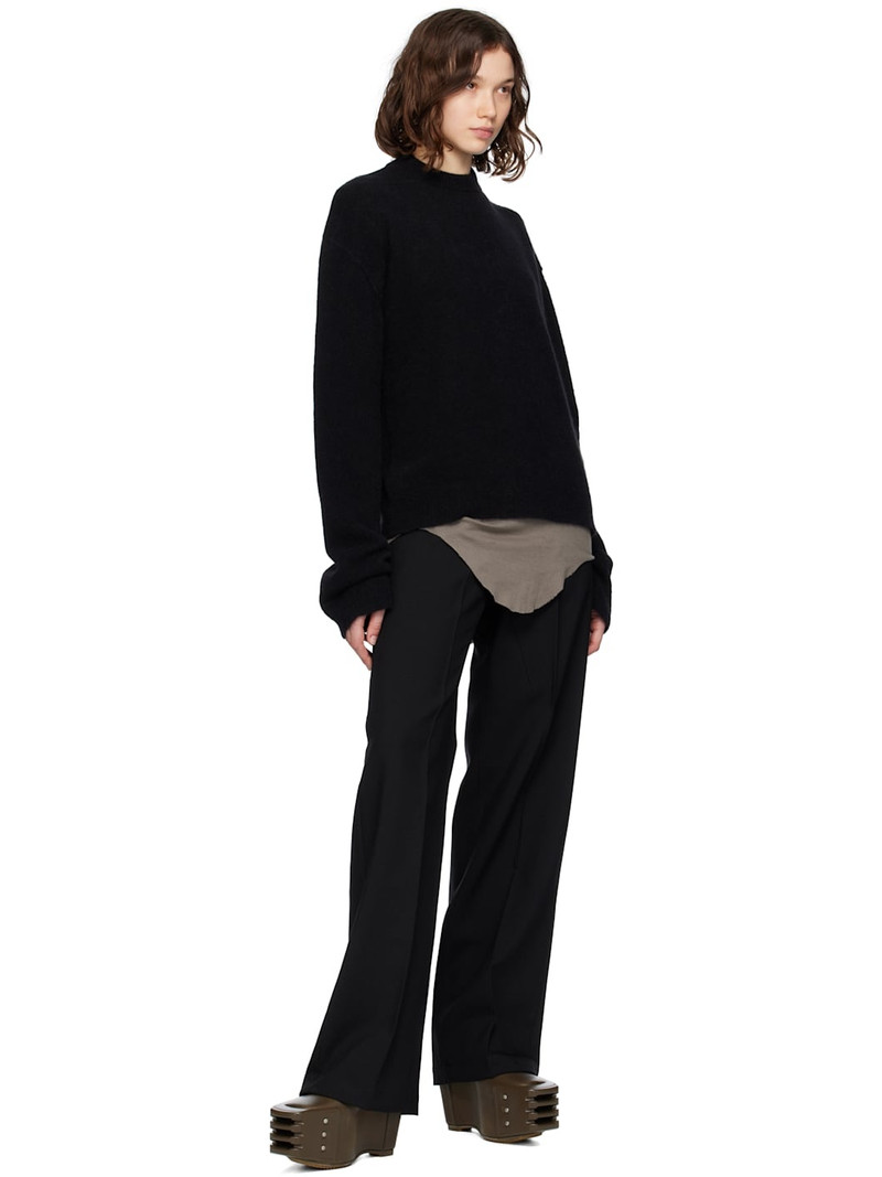 Rick Owens Black Concordians Tommy LS Sweater outlook