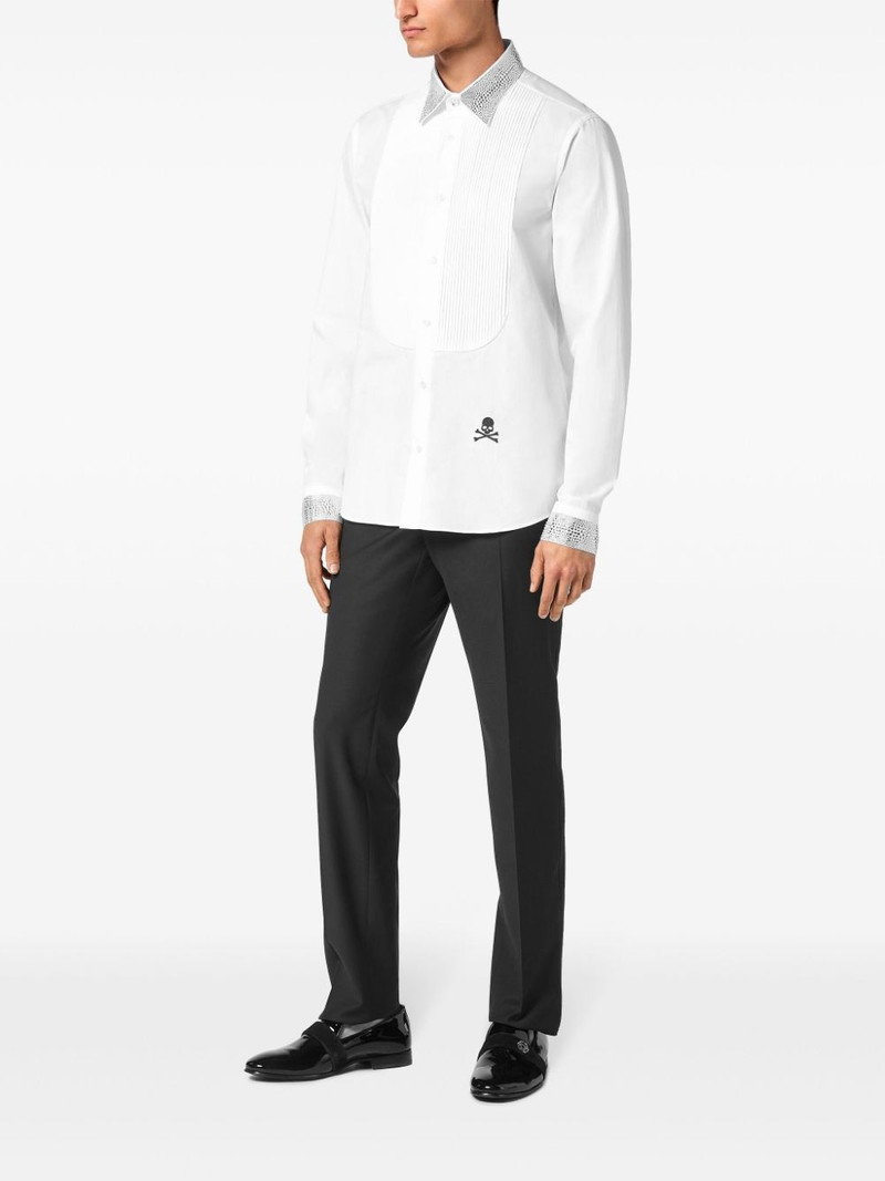 PHILIPP PLEIN Black Tie shirt outlook
