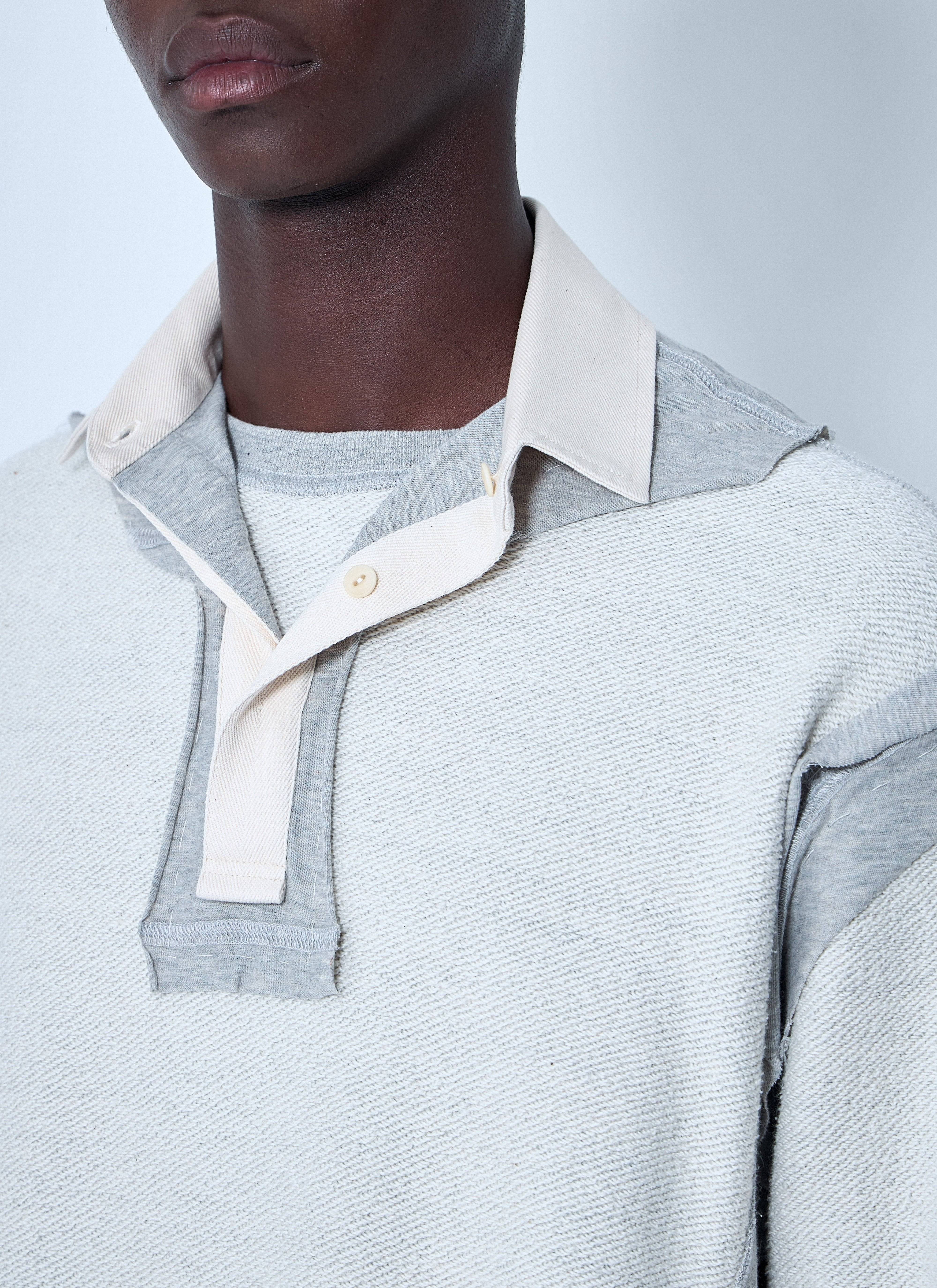 Maison Margiela Men Collard Sweatshirt - 5
