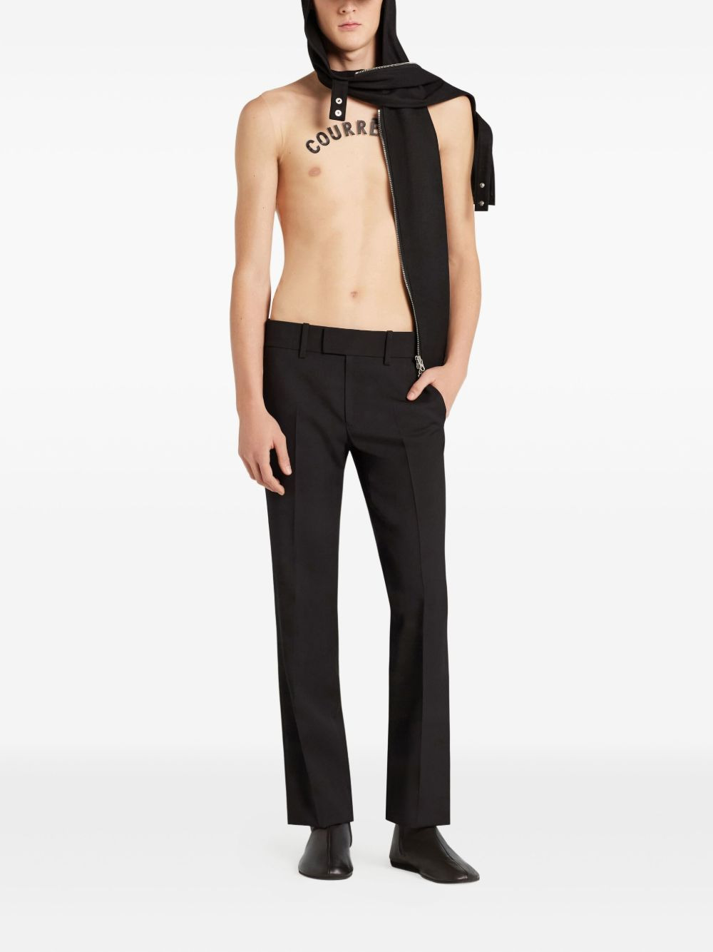 wool tailored trousers - 2