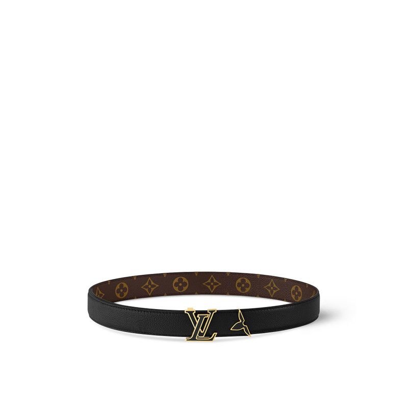 Pretty LV Enamel 30mm Reversible Belt 1