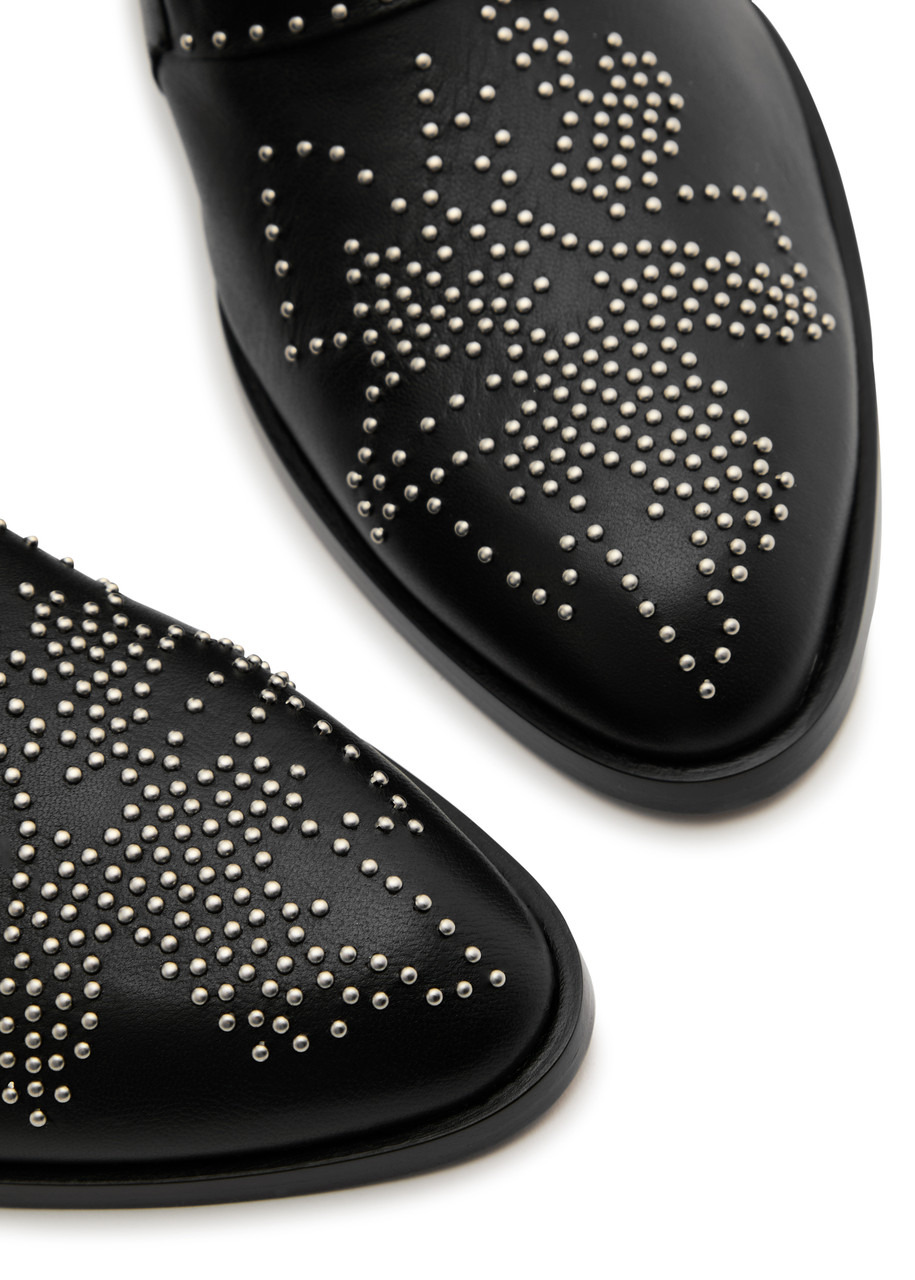 Chloe Susanna 40 Studded Leather Ankle Boots - 3