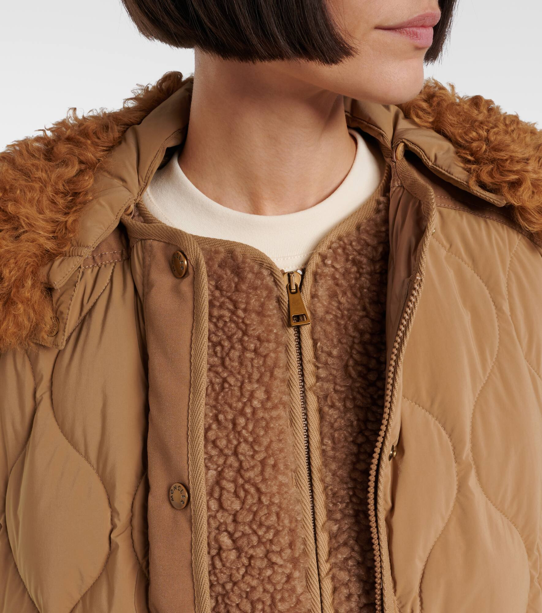 Quintin quilted down jacket and vest set - 6