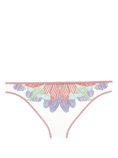 La DoubleJ graphic-print bikini bottoms outlook