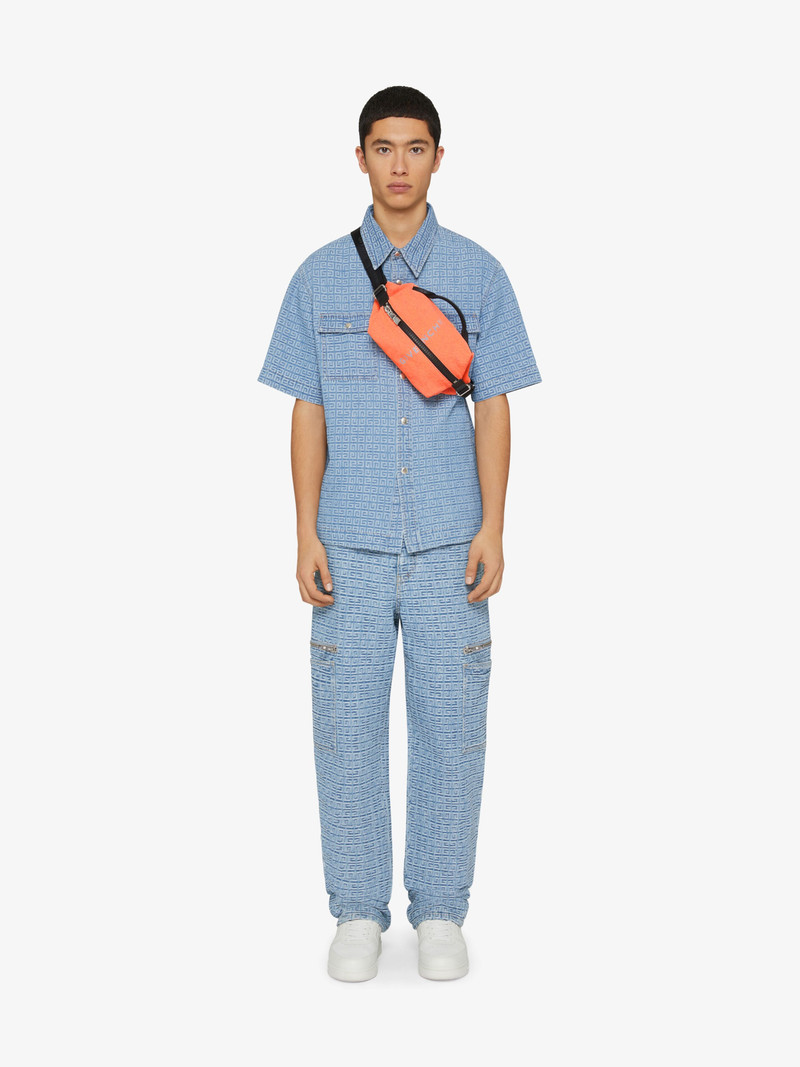 Givenchy G-ZIP BUMBAG IN DENIM outlook