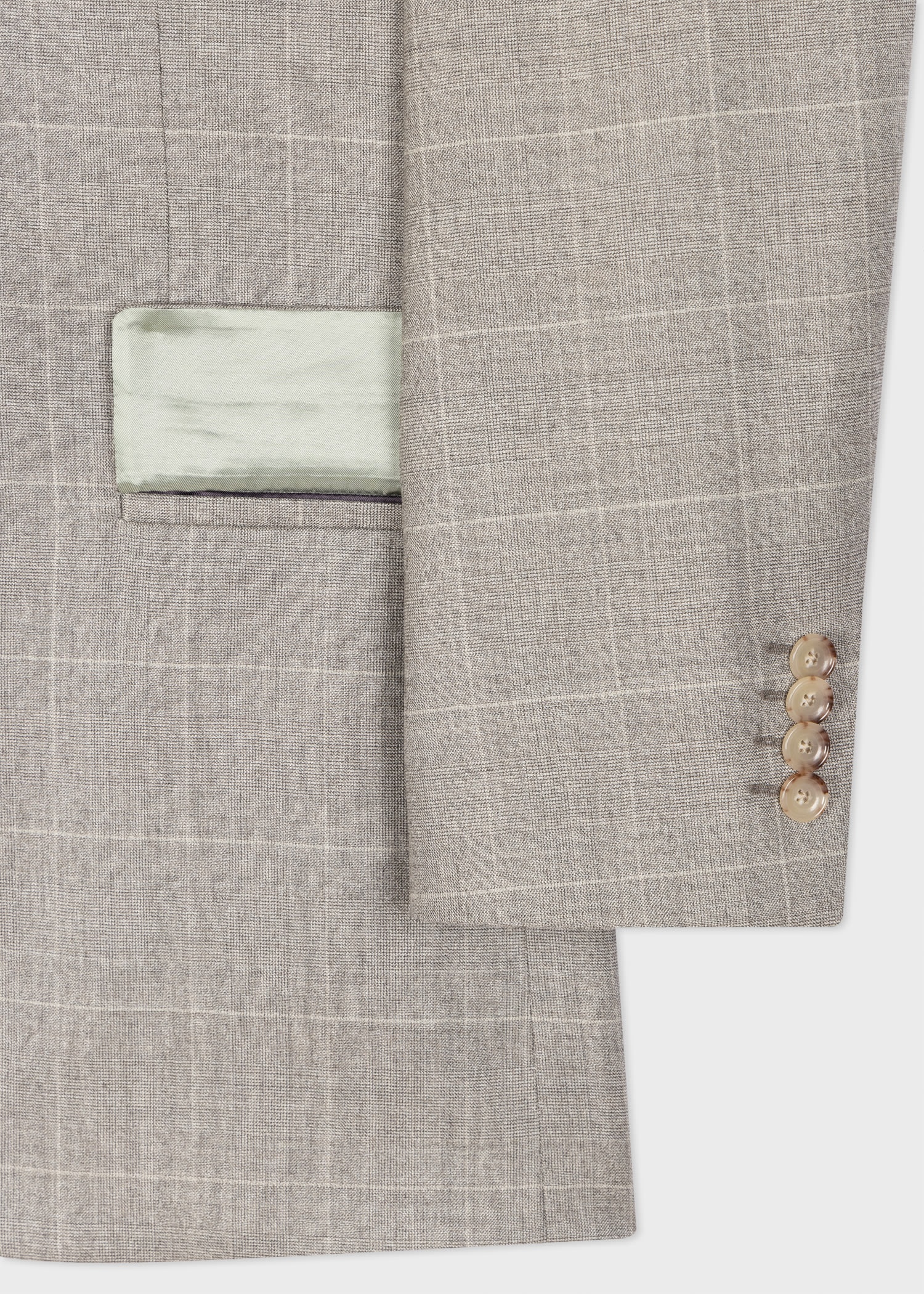 Multi-Check Wool Buggy-Lined Suit - 3