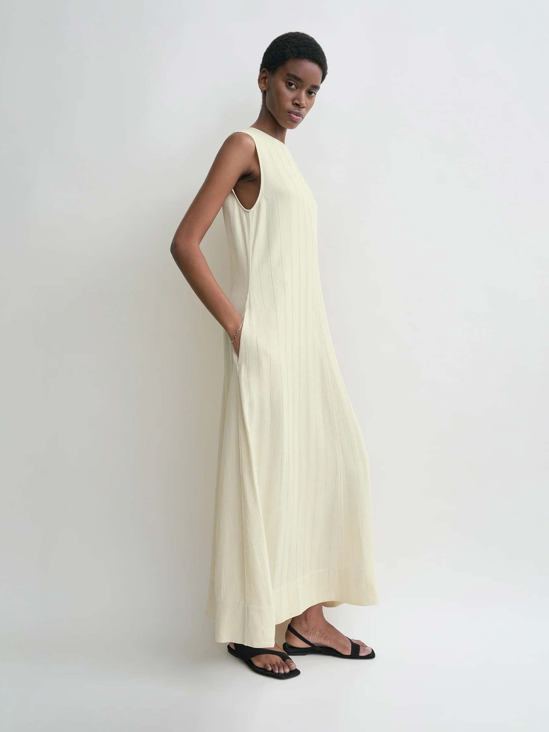 STRIPED MAXI DRESS - 3