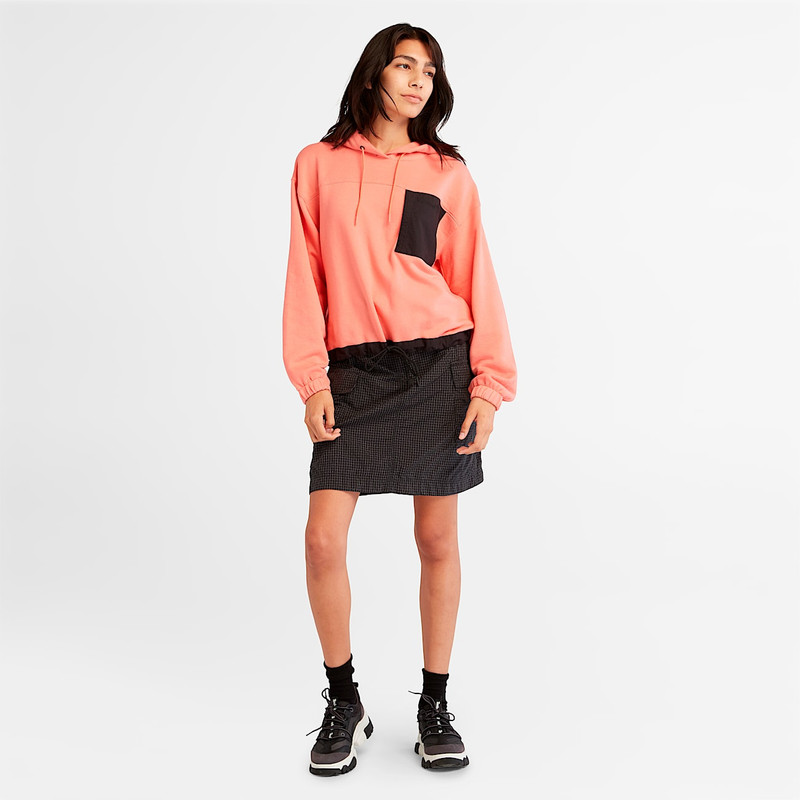 Women's Mixed-Media Hoodie 4