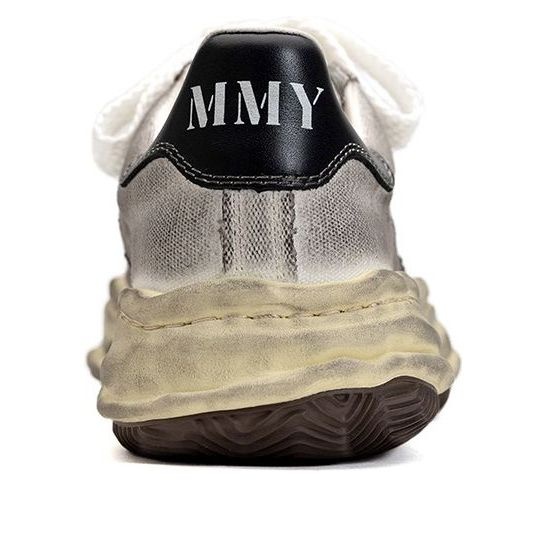 Maison MIHARA YASUHIRO Blakey OG Sole Distressed Canvas Low 'White' A10FW712-WHITE - 4