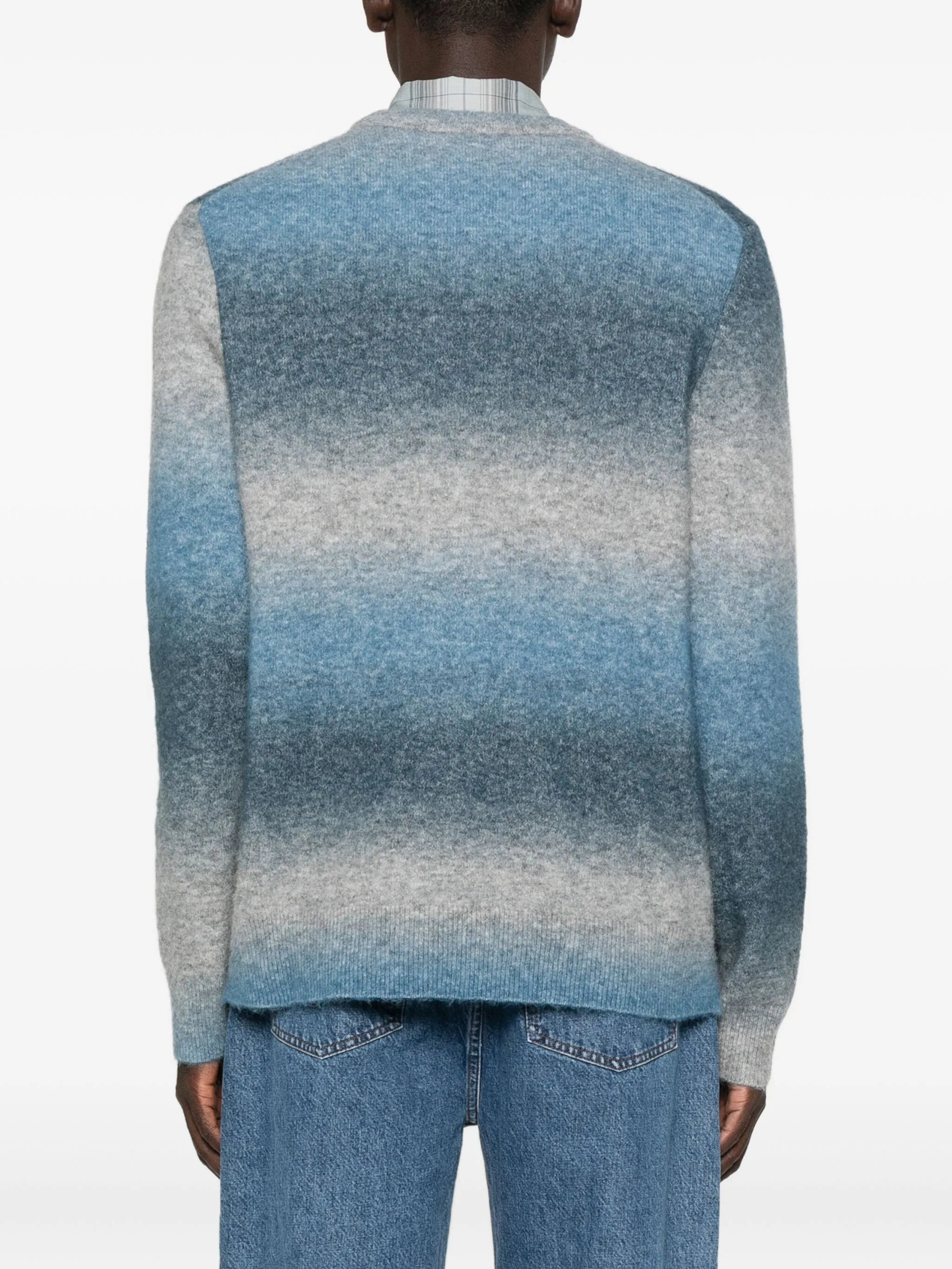 Samsoe Samsoe Ombre Crew-neck Sweater - 4
