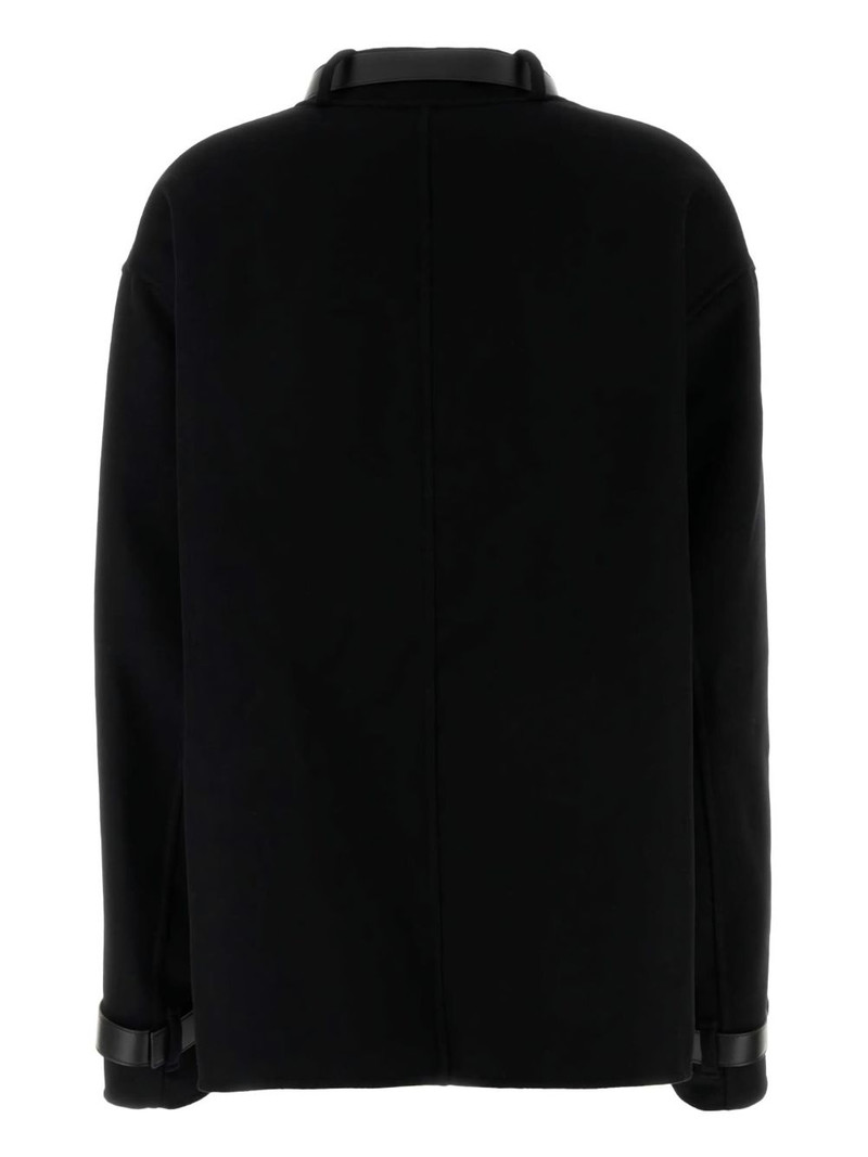 Jil Sander belt-detail cashmere jacket outlook