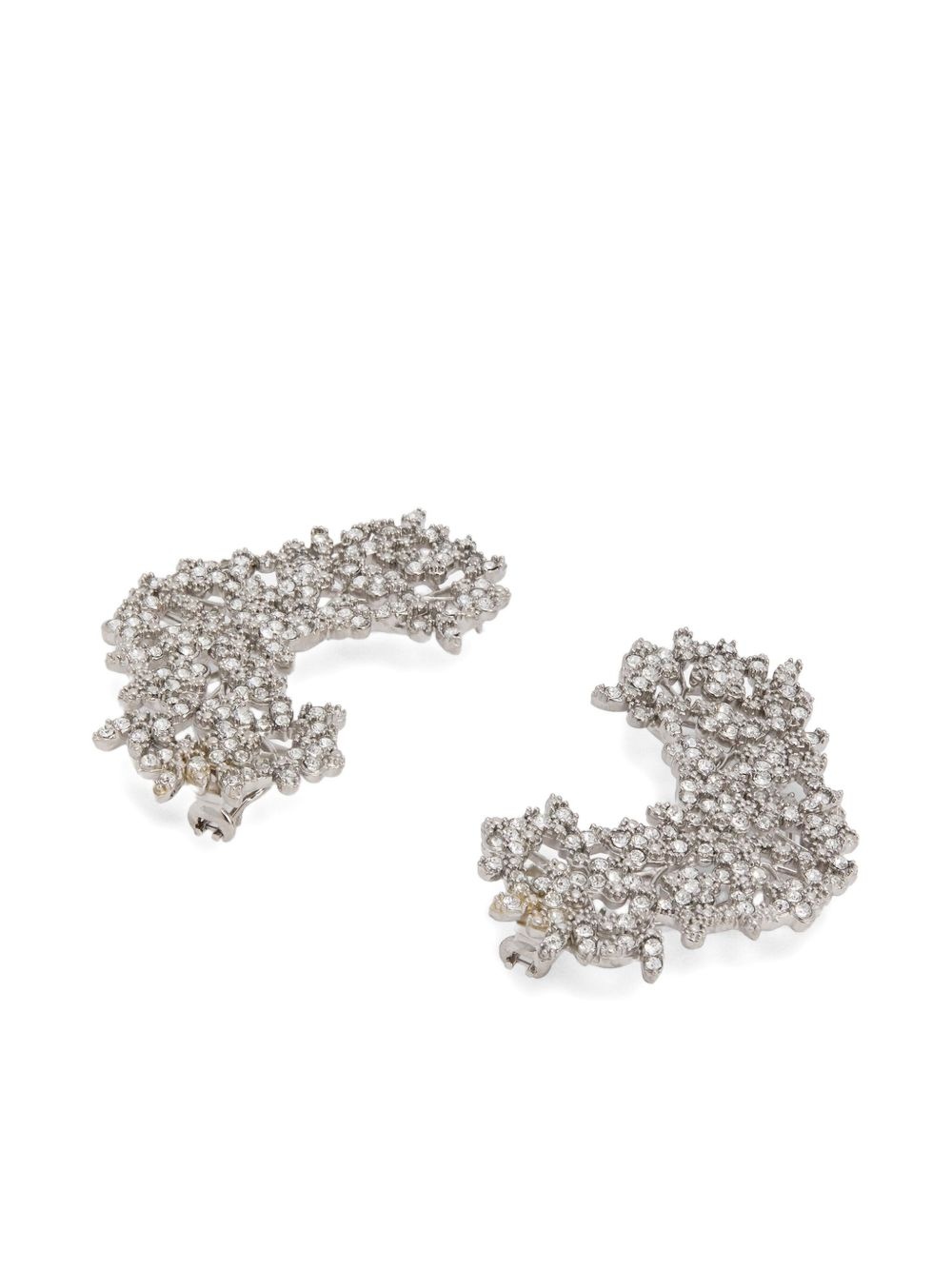 zirconie-embellished earrings - 4