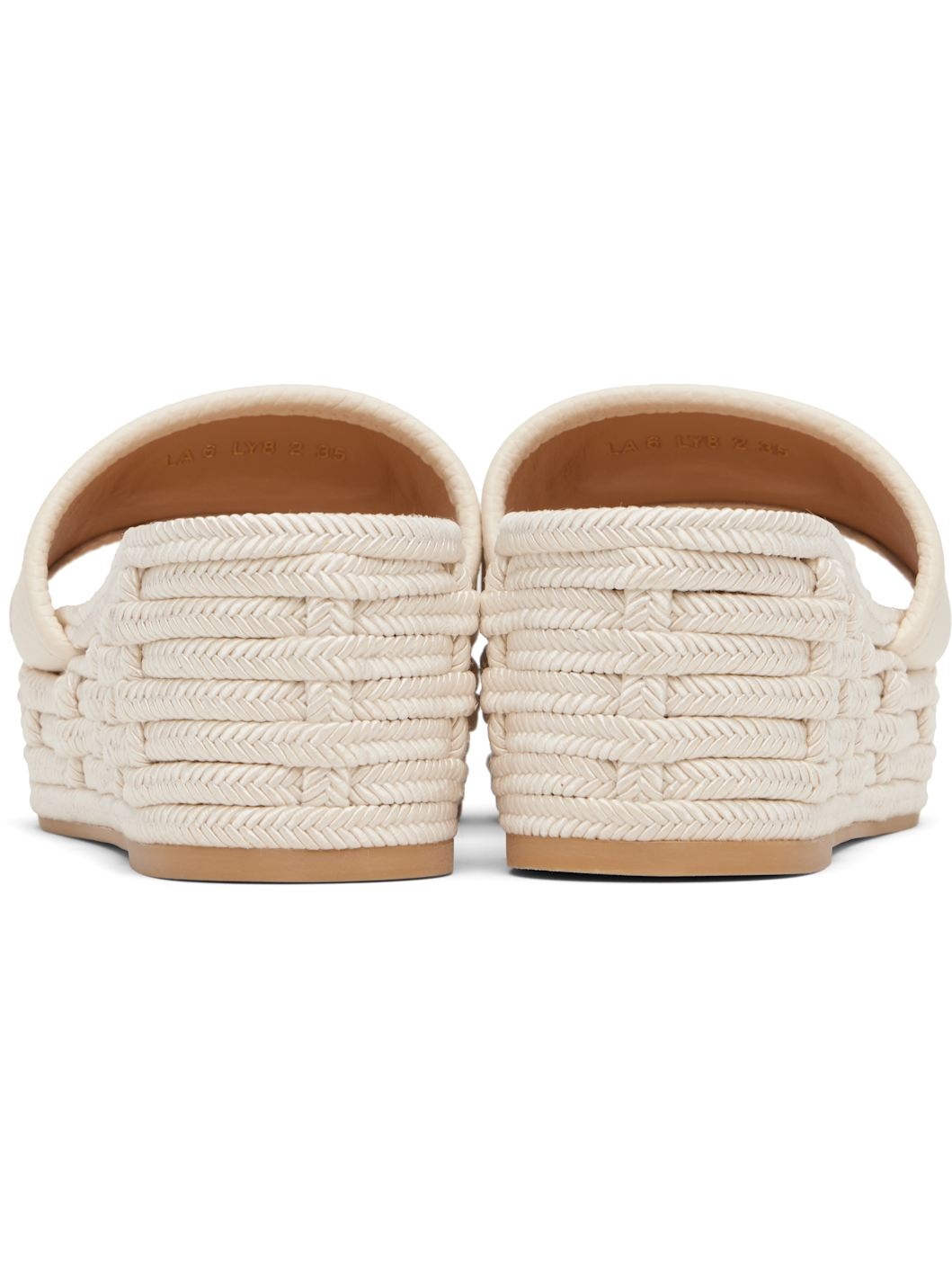 Valentino Off-White VLogo Signature Slide Espadrillas