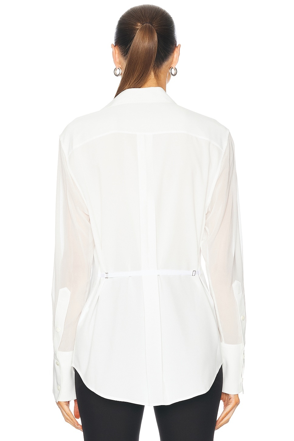 Long Sleeve Button Up Blouse - 3