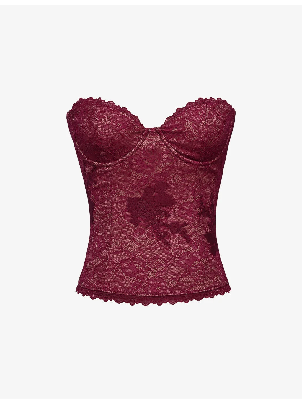 Yara Strapless Lace Top - 1