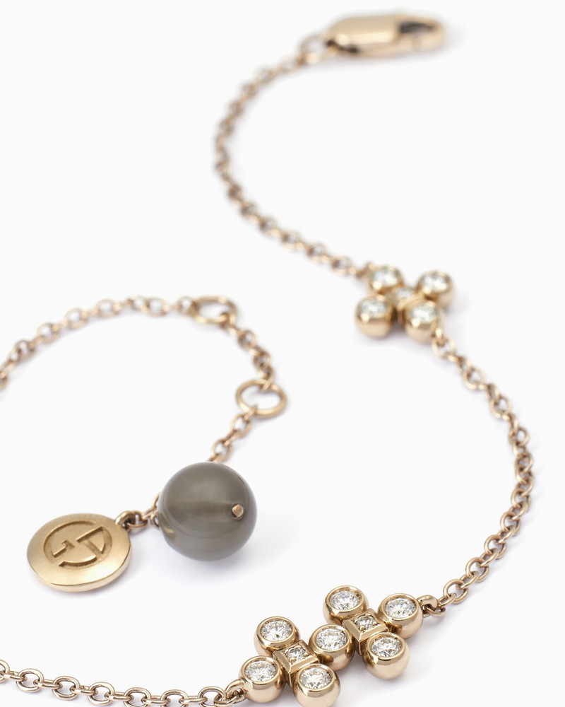 GIORGIO ARMANI 18K GOLD AND DIAMOND GIOIA BRACELET outlook
