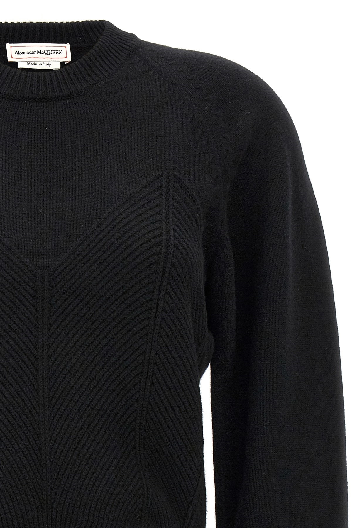 'Chevron Corset' sweater - 4