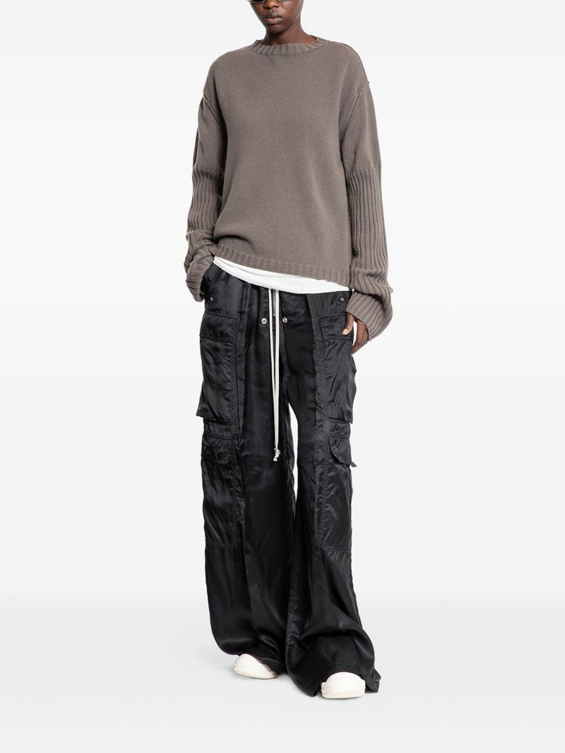Rick Owens ribbed-detail jumper outlook