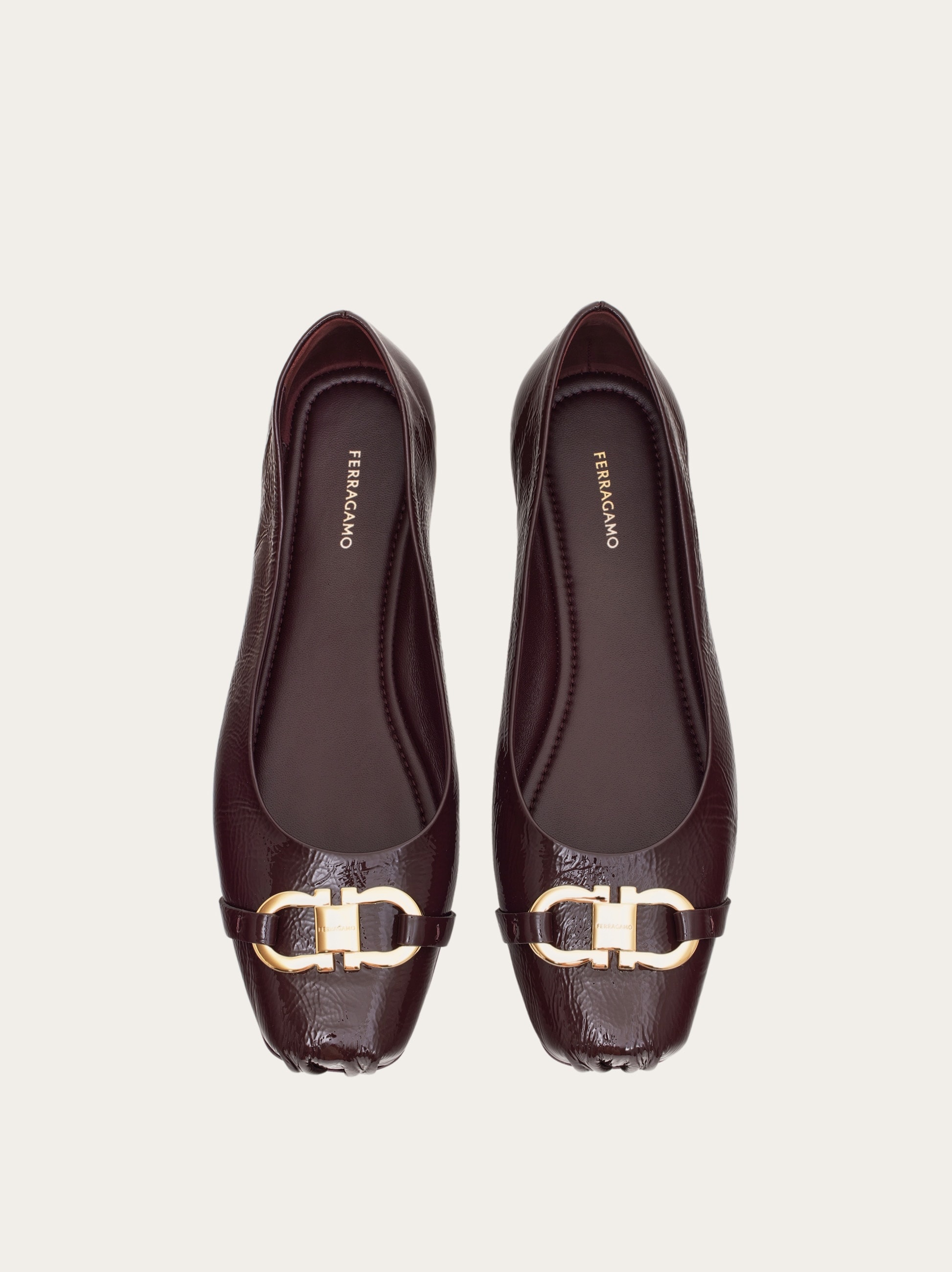 Ballet flat with Gancini ornament - 2