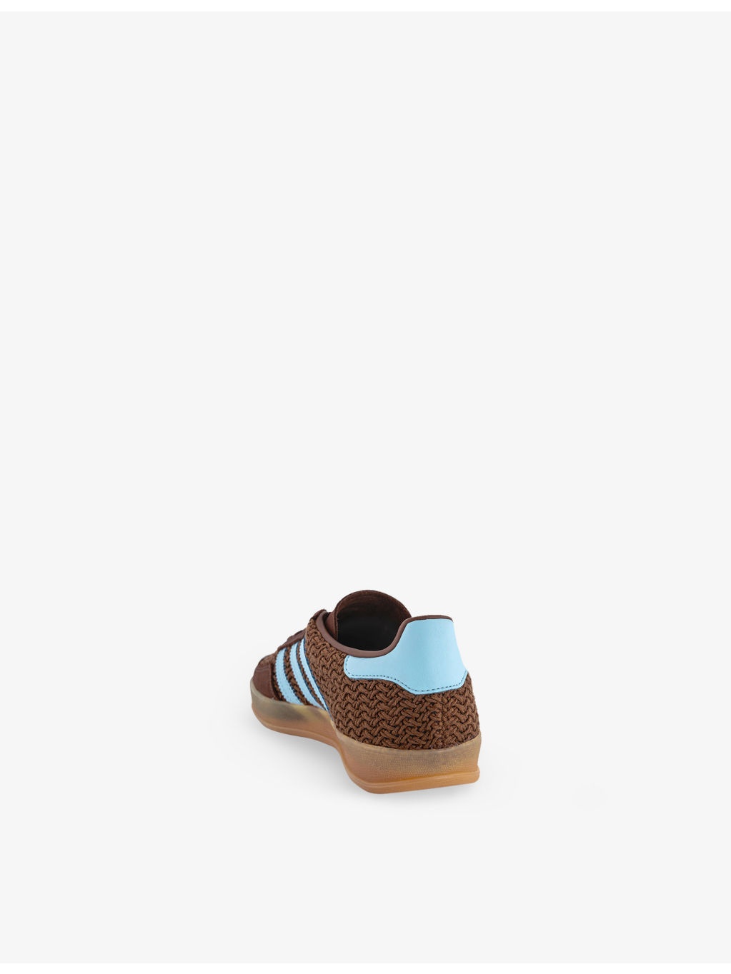 Gazelle Indoor Textured Woven and Leather Low-Top Trainers - 4