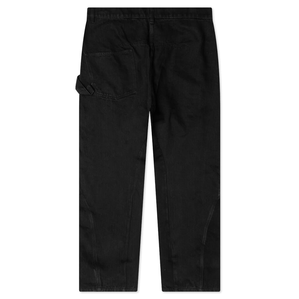 TWISTED WORKWEAR JEANS - BLACK - 2