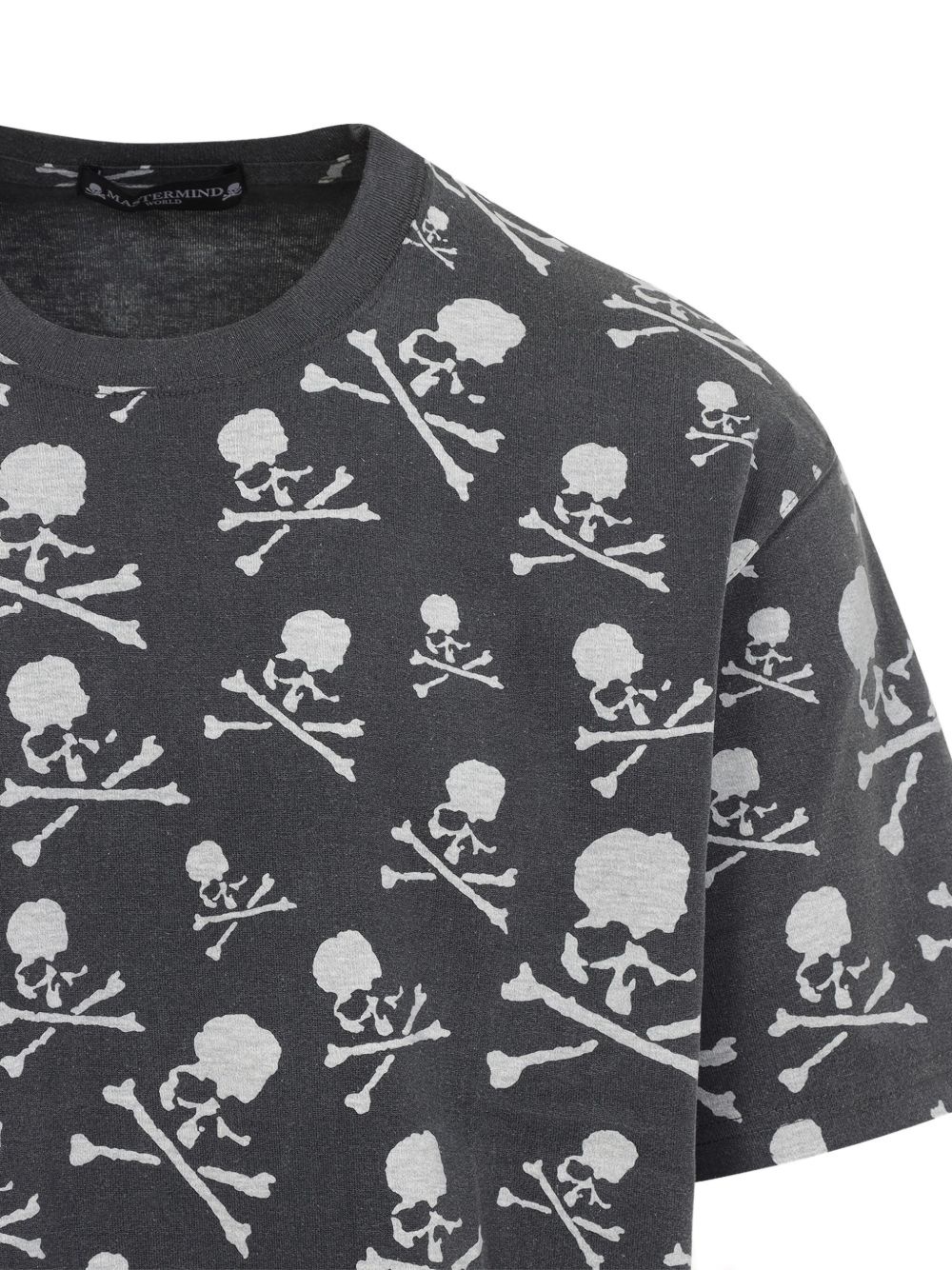 skull-print T-shirt - 3