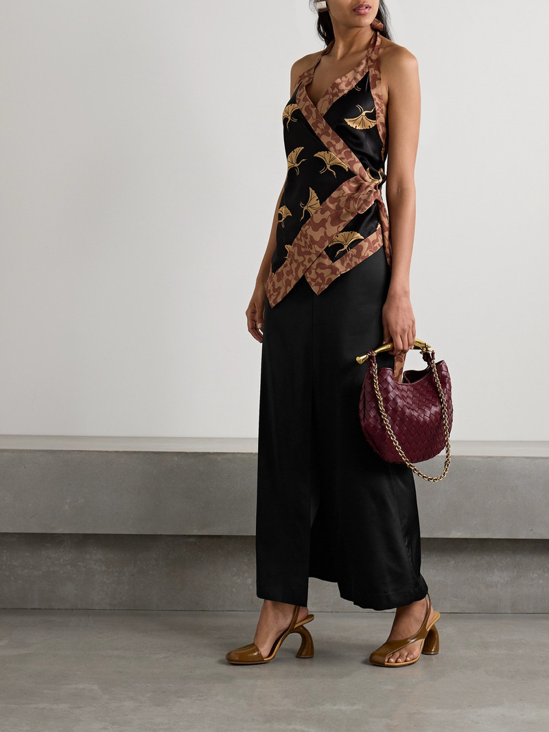 Dries Van Noten Satin-crepe Maxi Skirt outlook
