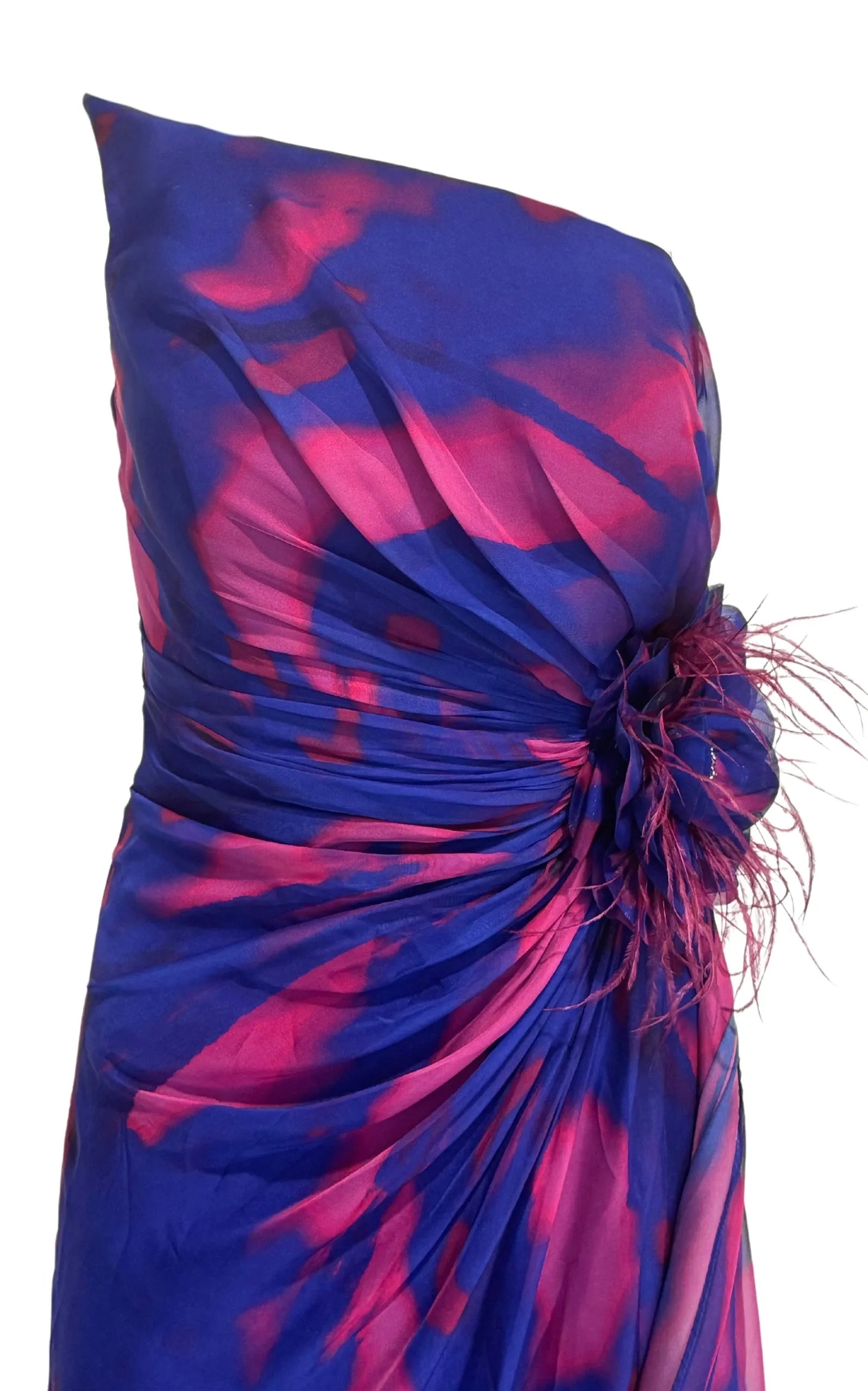 Dekolte - Strapless Purple Cocktail Party Dress - 3