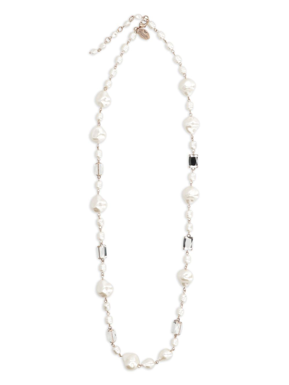 pearl crystal necklace - 1