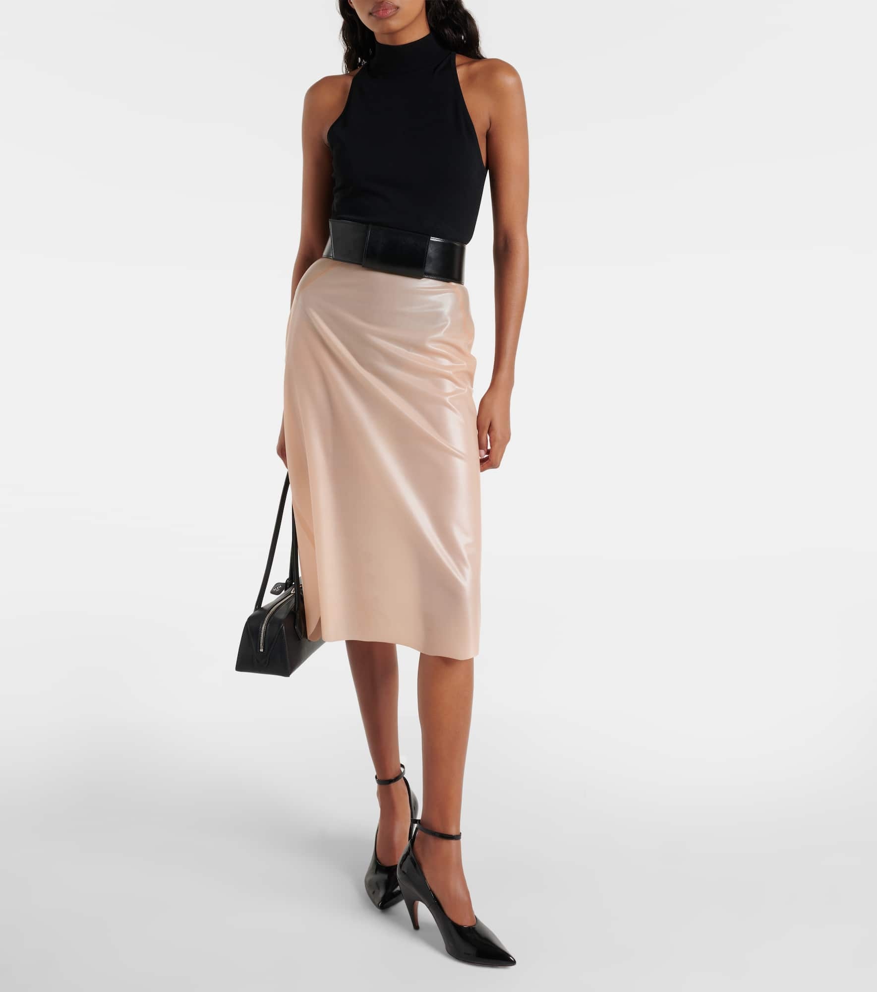 High-rise pencil skirt - 2