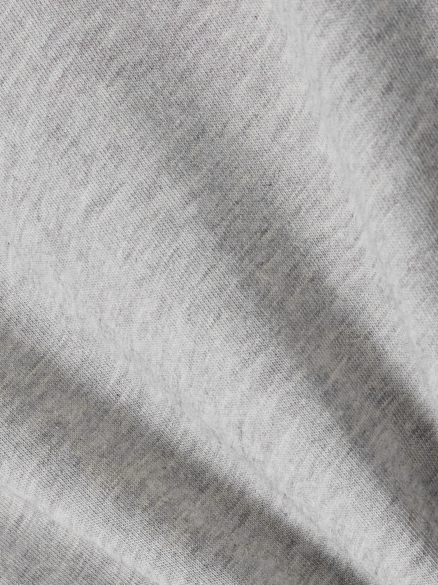 Telanto organic Supima cotton-jersey T-Shirt Light gray - 5