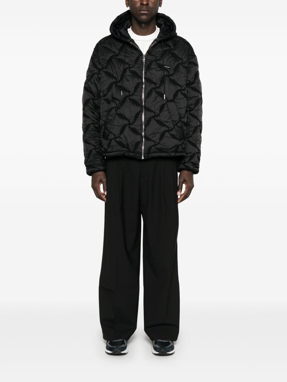 hooded bomber jacket - 2