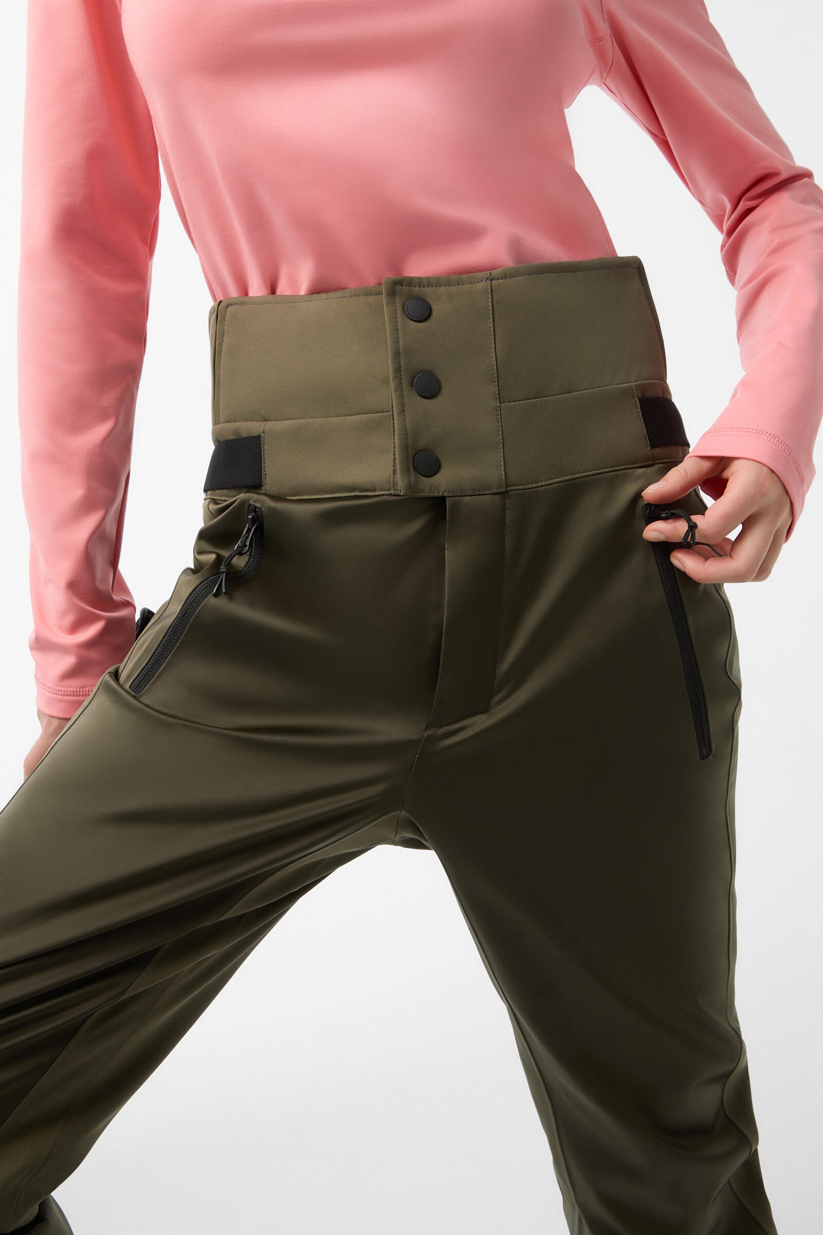 Josie Ski pants in Olive green - 4