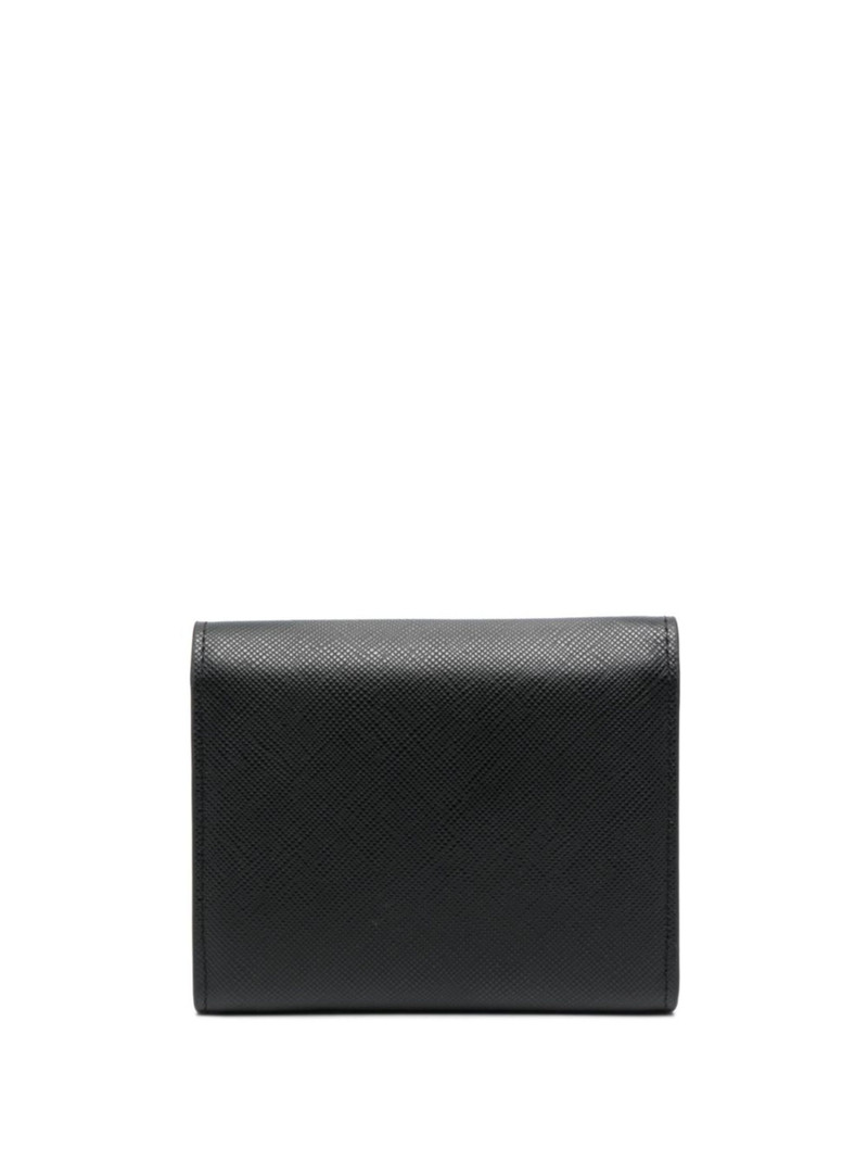 VERSACE JEANS COUTURE logo-plaque leather wallet outlook