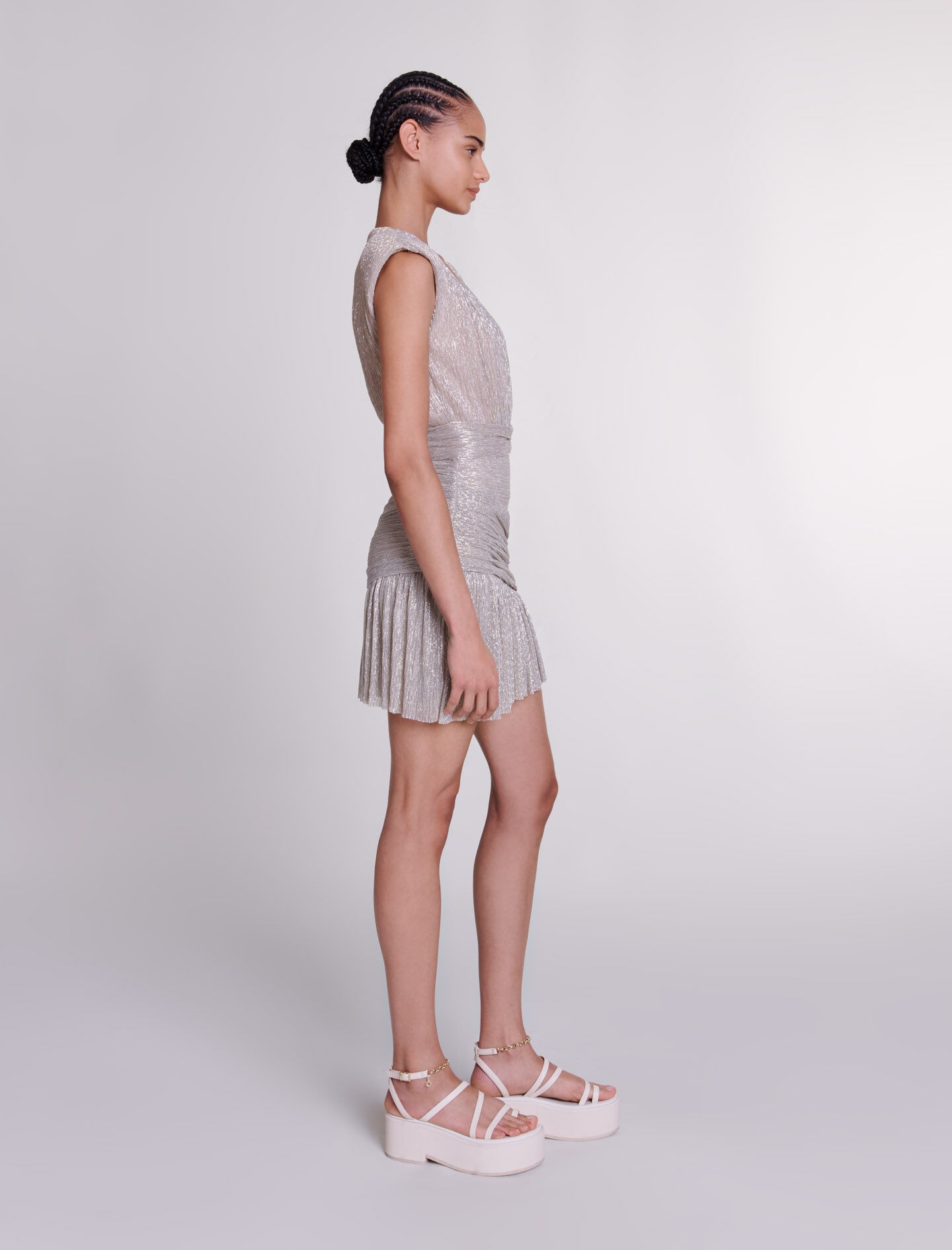 Short metallic dress - 4