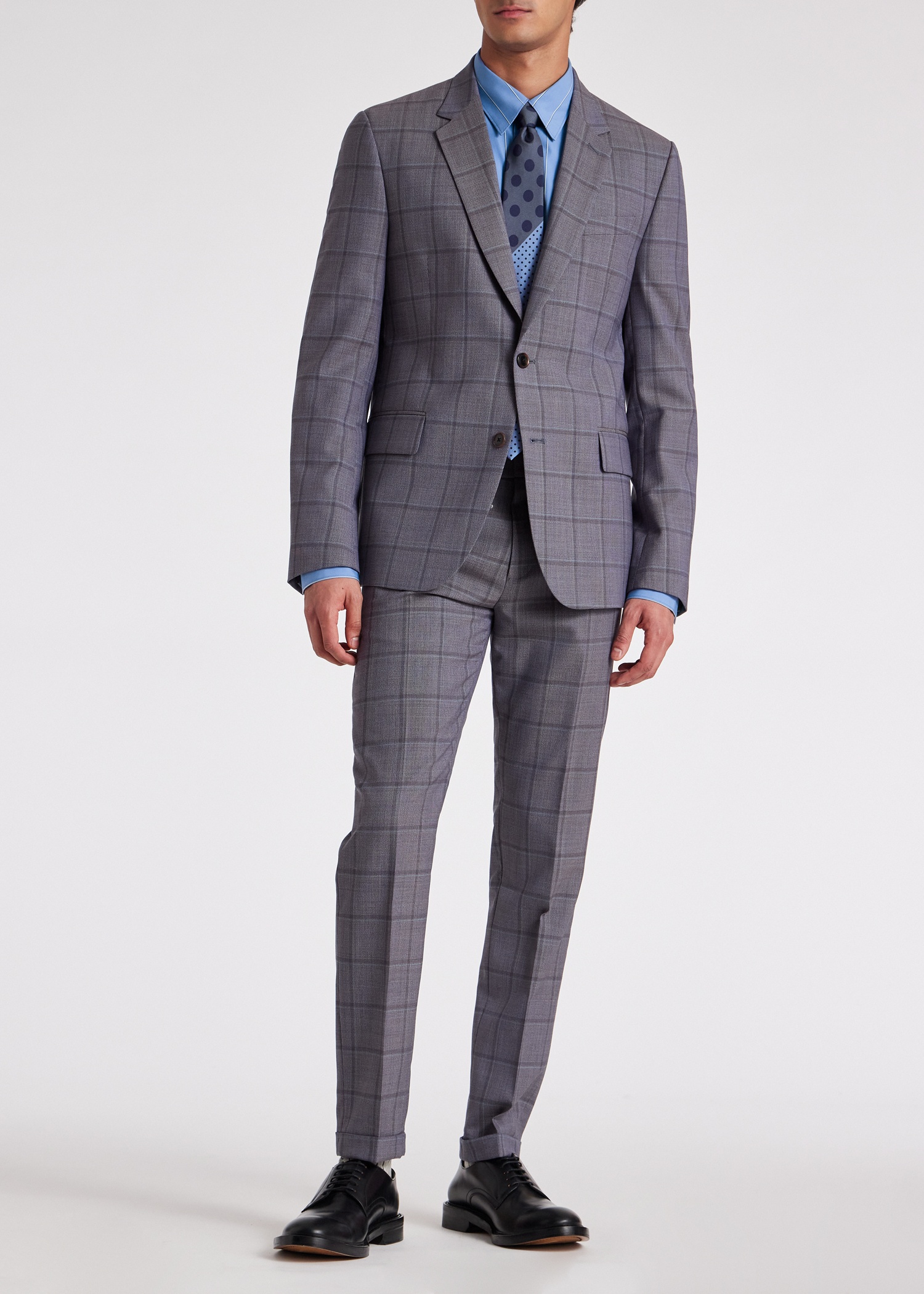 The Soho - Grey Wool Check Blazer - 6