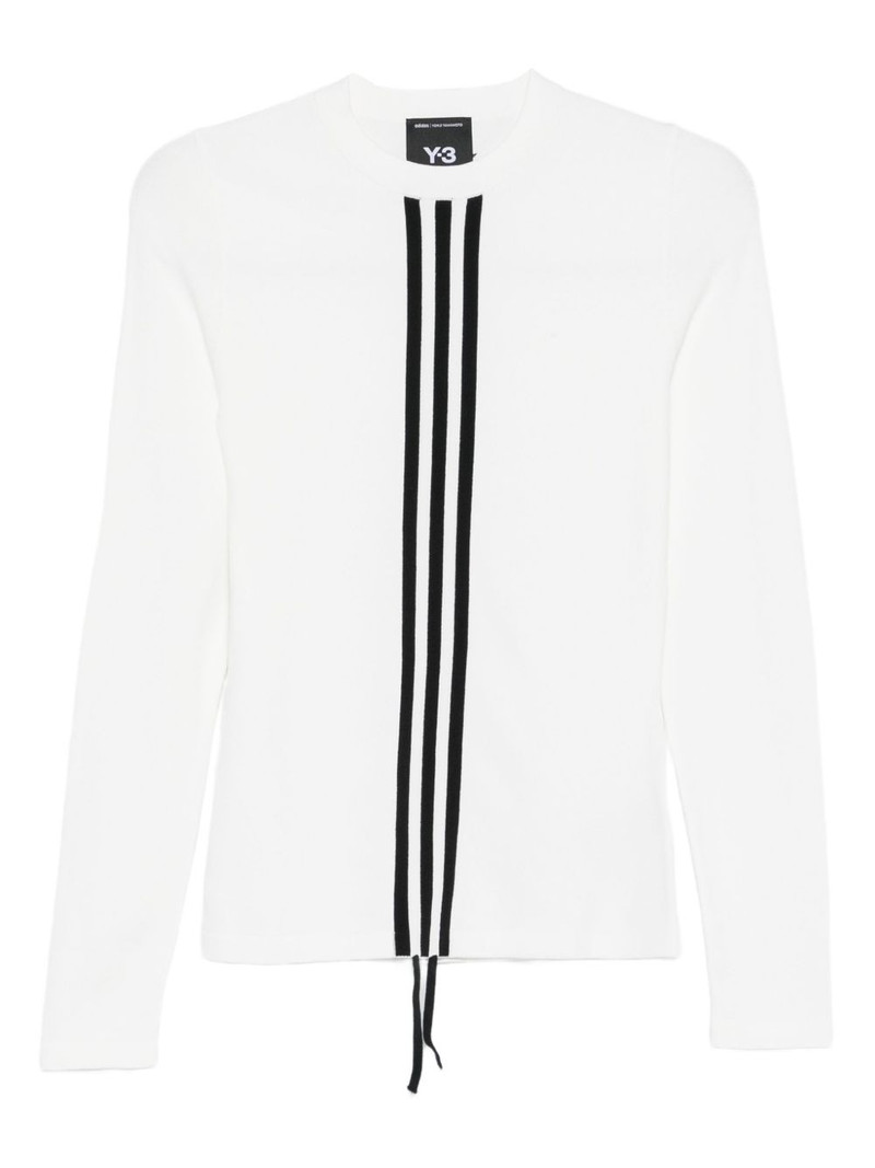 stripe-detail long-sleeve T-shirt 1