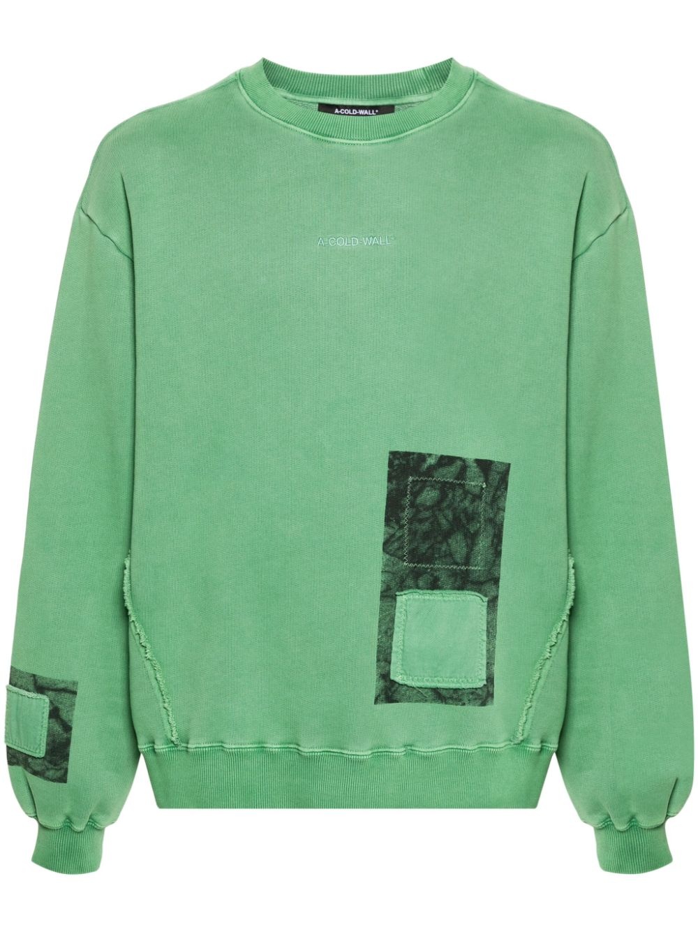 Cubist panelled sweatshirt - 1