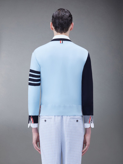 Thom Browne Funmix 4-Bar Wool Pullover outlook