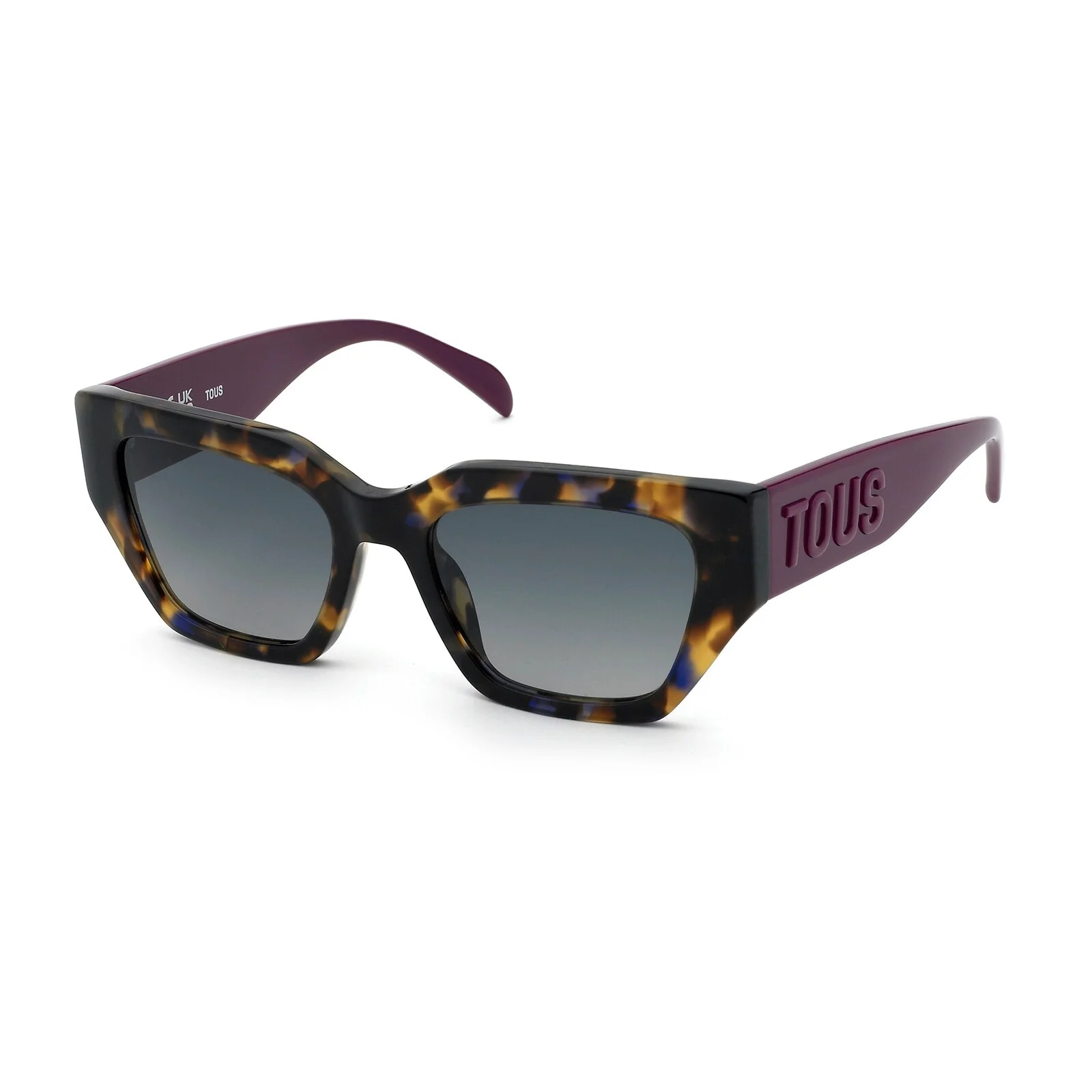Havana and purple-colored Sunglasses TOUS Mama - 1