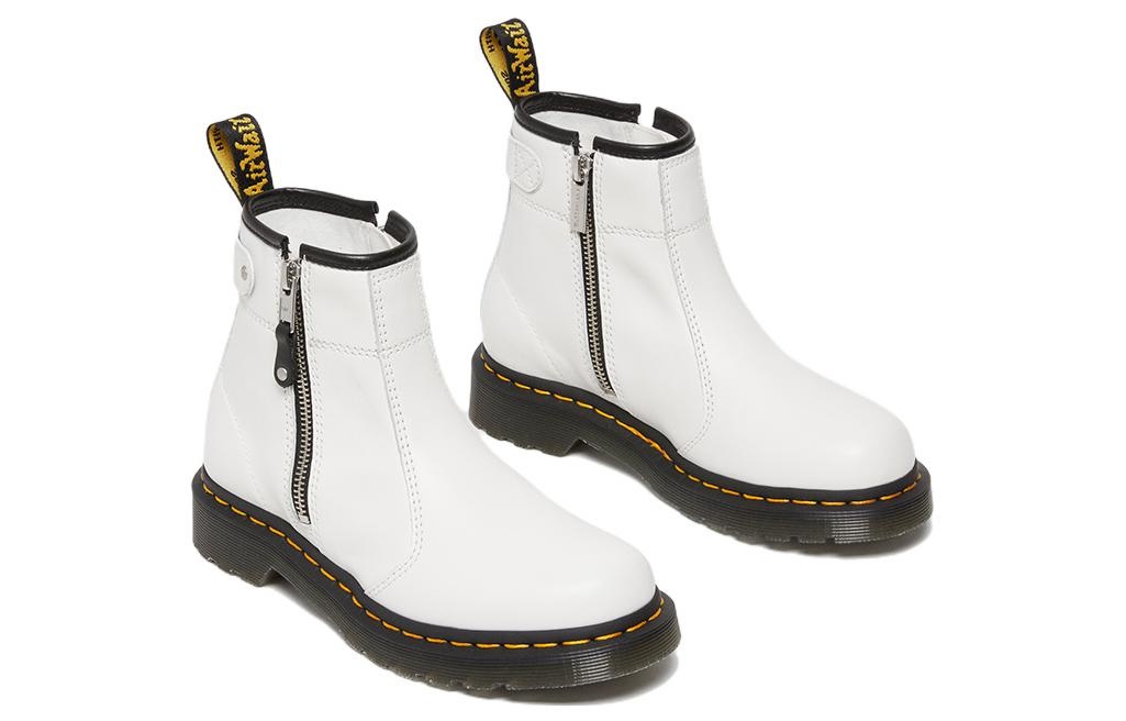 (WMNS) Dr. Martens 2976 Twin Zip Boots 'White' 27618100 - 3