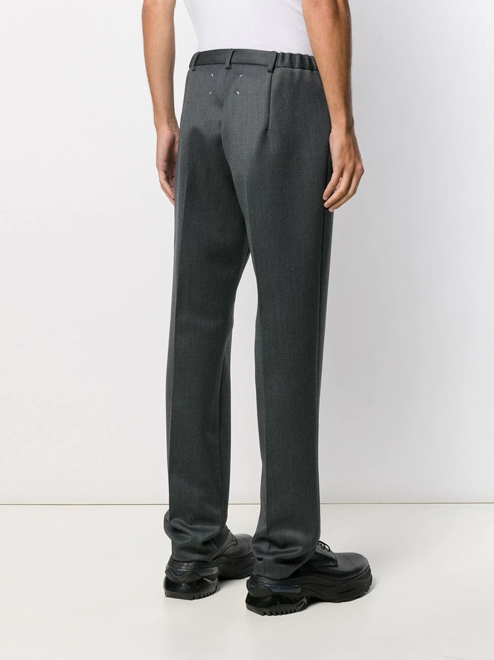 regular length tailored trousers - 4